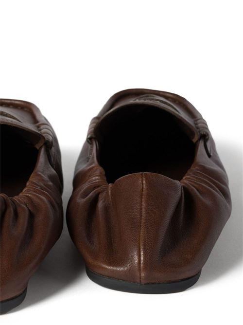 Mocassino Ruches in nappa MIU MIU | 5D341EEFXF0NBL